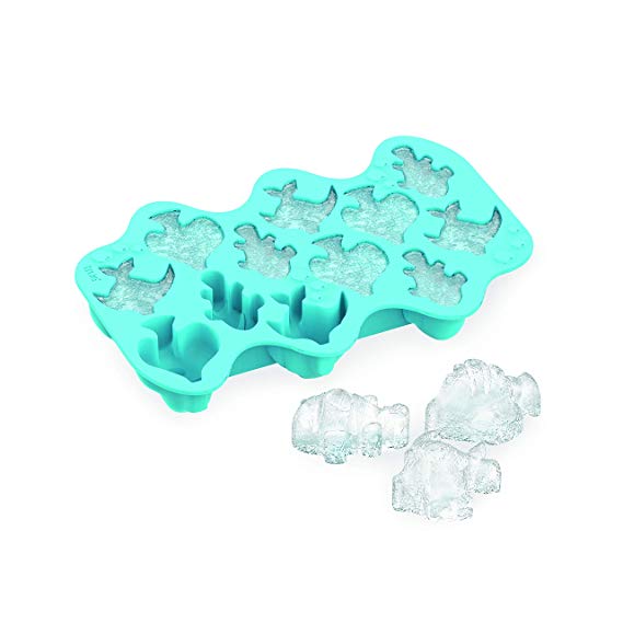 TrueZoo 3329 Parade Fish Silicone Ice Cube Tray,1 "Blue"