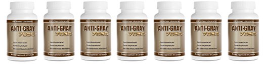 Anti-Gray Hair 7050 60 Capsules Per Bottle (7 Bottles)