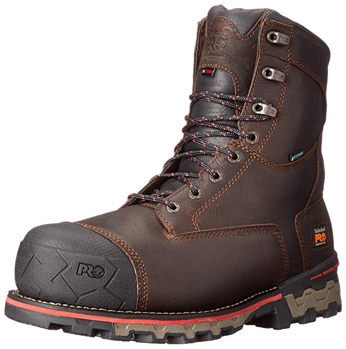 Timberland PRO Men's 8" Boondock Comp-Toe Waterproof Work Boot