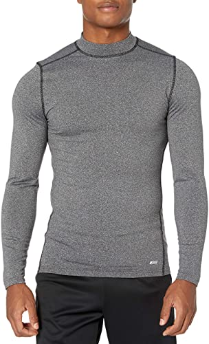 Amazon Essentials Mens Control Tech Thermal Long-Sleeve Mock Shirt Shirt