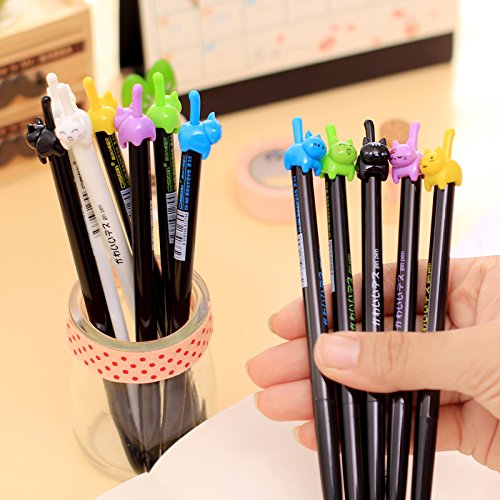 Katoot@ 4 pcs/lot cute kitties gel pen school office supplies cat pen material escolar stationery canetas papelaria