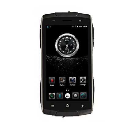 Rugged Mobile Phone,HOMTOM ZOJI Z6 Metallic IP68 Waterproof SIM Free Smartphone Unlocked Android 6.0 - 3G,MTK6580 Quad Core 1.3GHz,Dual Camera 5MP   2MP,1GB RAM   8GB ROM,4.7 inch Corning Gorilla Glass Screen,Fingerprint Unlock,Dual Sim,GPS