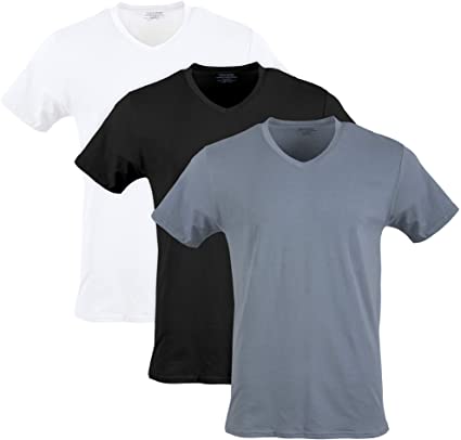 Gildan Men's Cotton Stretch Crew T-Shirts, 3-Pack