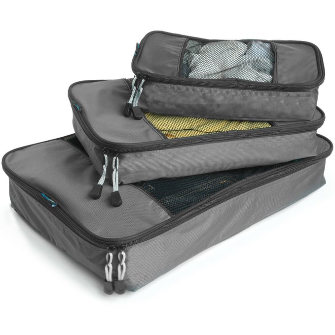 TravelWise Packing Cube System - Durable 3 Piece Weekender Set 2014 Version