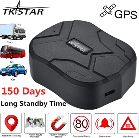 TKSTAR GPS Tracker, Real Time GPS Tracker for Vehicles 150 Days Long Time Standby Waterproof Strong Magnet Car GPS Tracker Tracking Device for SUV Car/BUS/Trucks Fleet Management TK905B