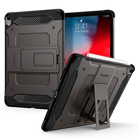 Spigen Tough Armor TECH Designed for iPad Pro 11 Case (2018) - Gunmetal