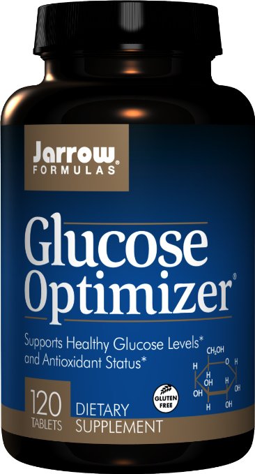 Jarrow Formulas Glucose Optimizer Supports Healthy Glucose Levels and Antioxidant Status 120 Easy-Solv Tabs