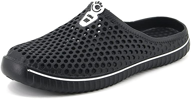 xsby Summer Breathable Mesh Sandals Beach Footwear Anti-Slip Garden Clog Shoes