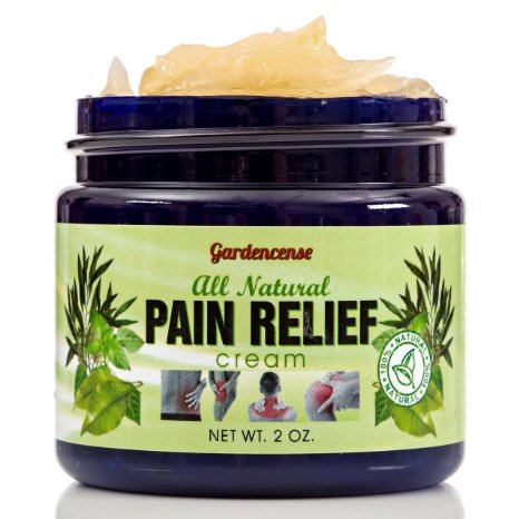 Gardencense Natural Pain Relief Cream - Relieve Arthritis, Joints, Back & Neck Pain