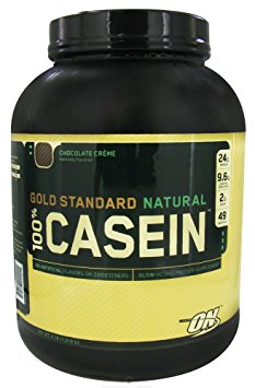 Optimum Nutrition Gold Standard Natural 100% Casein Chocolate Creme -- 4 lbs