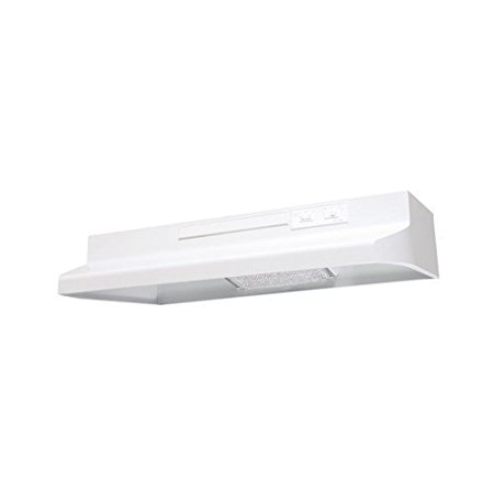 Air King AV1246 Advantage Convertible Under Cabinet Range Hood with 2-Speed Blower and 180-CFM, 7.0-Sones, 24-Inch Wide, Black Finish by Air King