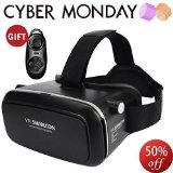 Motoraux 3rd Vr Virtual Reality Headset Google Version 3D Glasses DIY Video Movie Game Glasses for iPhone 6 iPhone6 Plus Samsung LG Sony HTC Xiaomi ZTE