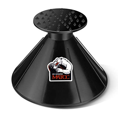 MATCC Ice Scraper Cone Car Windshield Funnel Ice Scraper a Round Snow Remover Ice Scraper Around for Car