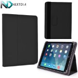 Best Seller Universal Tablet Case Folio for 81 to 101 inch Devices  Fits TRIO Stealth G2 TRIOSTLG2 10in Apple iPad Air 2 Samsung Galaxy Tab S 105 Google Nexus 9  Black