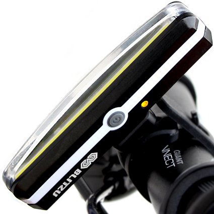 SUPER BRIGHT Bike Light Blitzu Cyborg 168H USB Rechargeable Headlight - Helmet Front Light Accessories High Intensity LED Fits on any Bicycles Easy To install for Cycling Safety Flashlight
