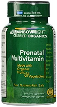 Rainbow Light, Prenatal Organic Multivitamin, 120-Count (Pack of 3)