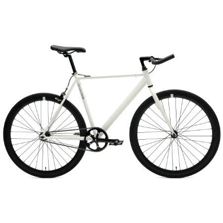 Critical Cycles Classic Fixed-Gear Single-Speed Track Bike with Pursuit Bullhorn Bars