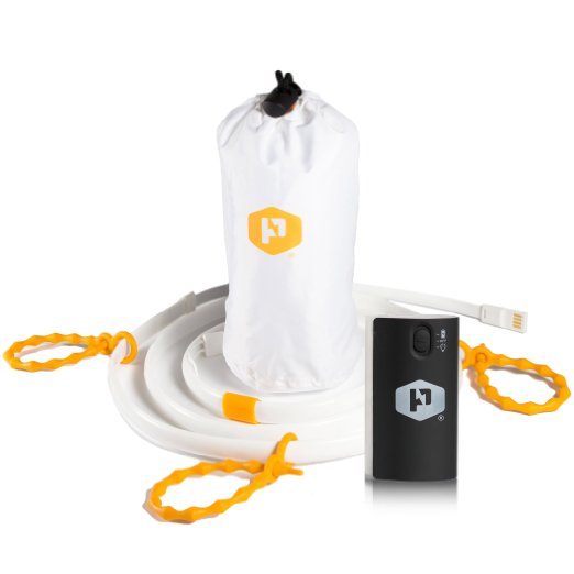 Luminoodle Plus - Waterproof LED Light Strip and Battery, Camp Lantern and Tent Light