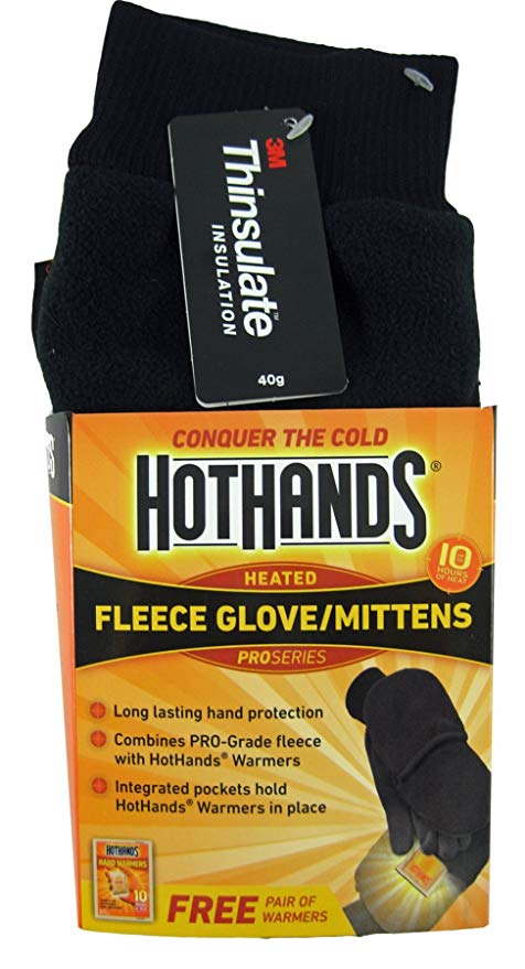 HotHands Heated Fleece Glove / Mittens
