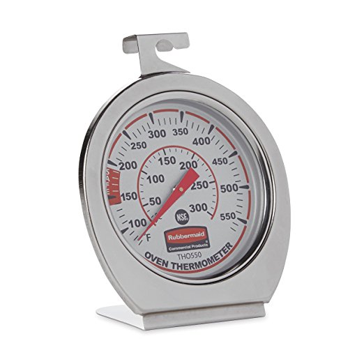 Rubbermaid Commercial Stainless Steel Oven Monitoring Thermometer, FGTHO550