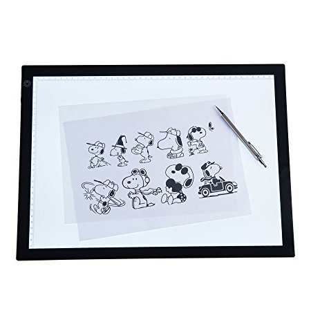 CO-Z A3 LED Tracing Light Box Artist Stencil Board Sketching Drawing Light Pad Ultra-Thin