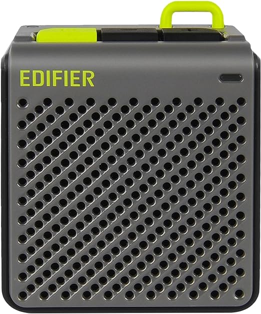 Edifier MP85 Bluetooth Portable Speaker,Mini Outdoor Wireless Speaker,8 Hours Playtime,Bluetooth V5.3,Lightweight and Cute，Compact and Loud Speaker for Hiking Camping Travel-Gray