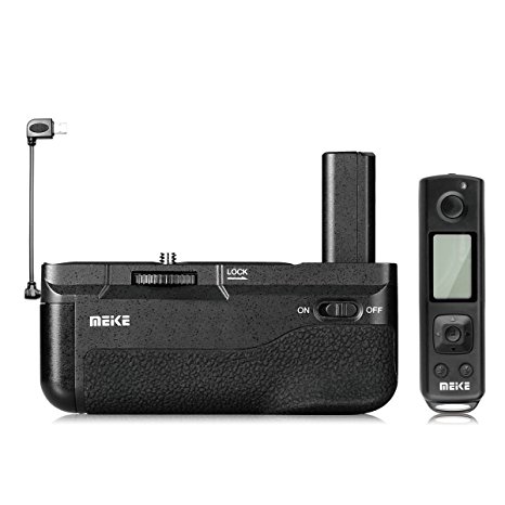 Meike MK-A6500 Pro Battery Grip Built-in 2.4GHZ Remote Controller Up to 100M to Control Shooting Vertical-shooting Function Fit For Sony A6500 Mirroless Camera With Wireless Remote Control