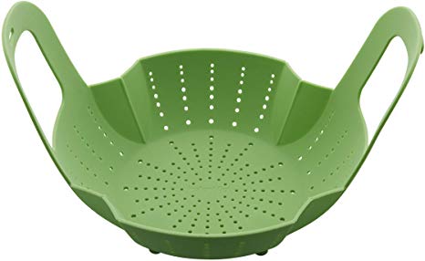 Instant Pot 5252049 Official Silicone Steamer Basket, Compatible with 6-quart and 8-quart cookers, Green