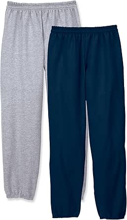 Hanes Men's EcoSmart Best Sweatpants, Athletic Lounge Pants with Cinched Cuffs, 1 Or 2 Pack