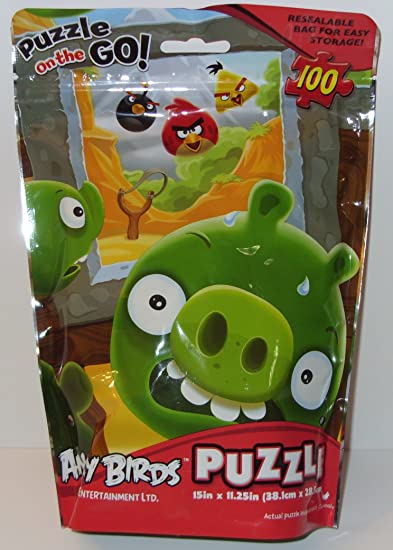 Cardinal Industries Angry Birds Puzzle on The Go (100 Pieces)