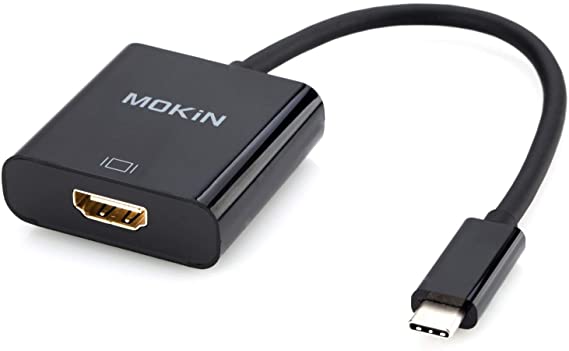 USB C to HDMI Adapter,MOKiN USB C(Type C) to HDMI Adapter Cable for MacBook Pro Air 2019, iPad Pro 2018 2019, Samsung Galaxy S9/S8/Note 10 and More