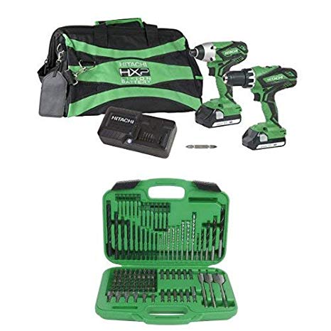 KC18DGLS Combo Kit with 120 Piece Drill and Drive Set