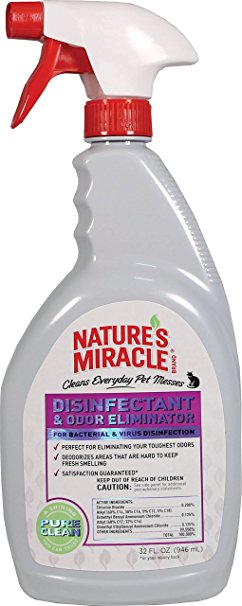 Nature's Miracle NM-5481 Brand Disinfectant/Odor Eliminator, 32 oz