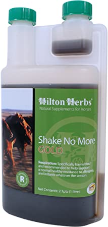Hilton Herbs Shake No More Gold Allergy Support Supplement for Horses, 2.1pt Bottle