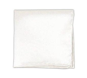 100% Woven Silk Solid Twill Pocket Square