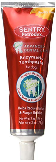 Petrodex Enzymatic Toothpaste for Dogs, Helps Reduce Tartar and Plaque Buildup, Poultry Flavor