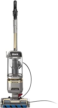 Shark LA502 Rotator Lift-Away ADV DuoClean PowerFins Upright Vacuum with Self-Cleaning Brushroll Powerful Pet Hair Pickup and HEPA Filter.89 Quart Dust Cup Capacity, Silver