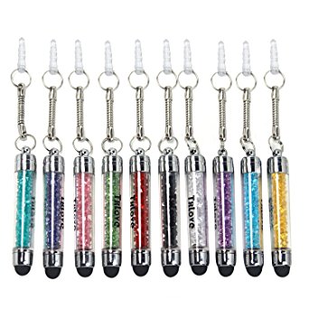cable life 10 Pack Stylus Universal Touch Screen Capacitive Pen Colorful Stylus Pen Set more Stylus Touch Screen Cellular Phone & Tablet Pen for iPhone , iPod Touch, iPad, SONY PLAYSTATION, PSP PS VITA, Motorola Xoom, Samsung Galaxy