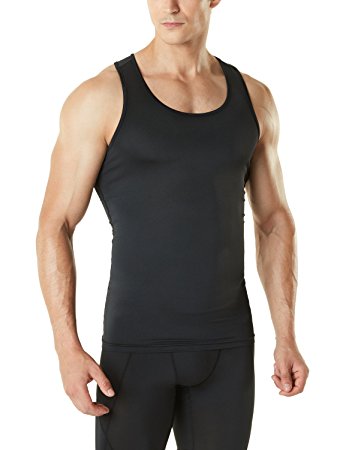 Tesla Men's Sleeveless Muscle Tank Top Cool Dry Compression Baselayer MUN04 / N15