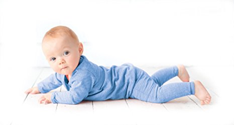 Merino Kids Long-Sleeve Merino Baby Pajamas