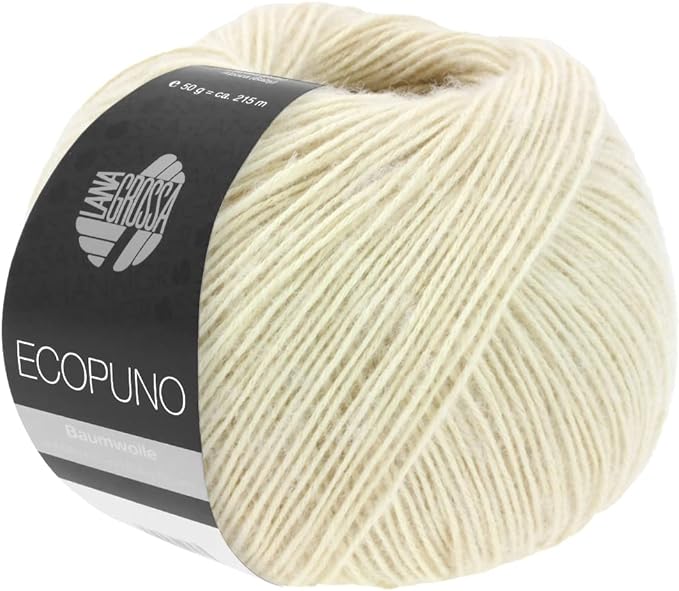 Lana Grossa Ecopuno Yarn, 66 Pearl Beige