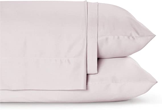 Pure Fiber NI201026Q Bed Sheet, Queen, Blush Pink