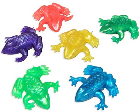 Fun Express Pearlized Squishy Frogs Party Pack (4 Dozen)