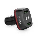 Quick Charge 20 36W 2-Port USB Car Charger Anker PowerDrive 2 for for iPhone iPad Galaxy S6EdgePlus Note 45 LG G4 HTC One M8M9 Nexus 6 and More