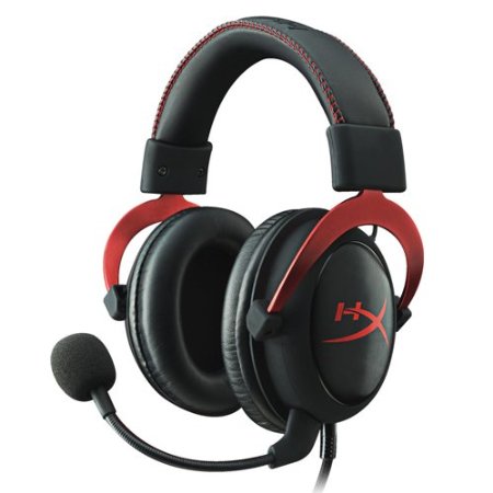 HyperX Cloud II Gaming Headset for PC & PS4 - Red (KHX-HSCP-RD)