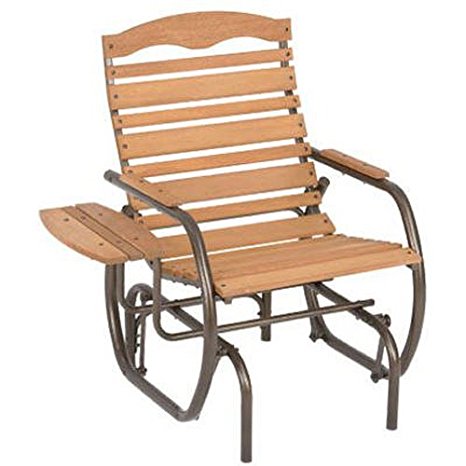 Jack Post CG-21Z Country Garden Glider Chair with Tray, Bronze