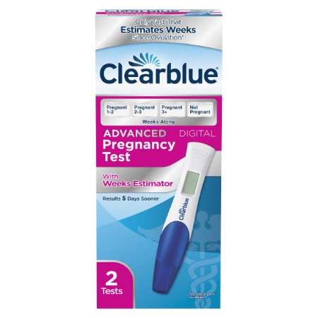 Clearblue Advanced Pregnancy Test with Weeks Estimator, 2 Count