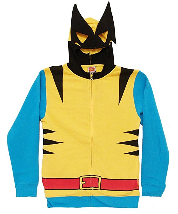 Marvel Wolverine Men's Yellow Costume Hoody