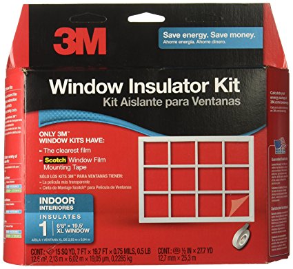 3M Indoor Window Insulator Kit, 1-Window