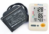 LotFancy FDA Approved Digital Upper Arm Blood Pressure Monitor and Heart Rate Monitor Medium cuff 86-142 inch